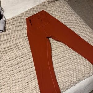 Lululemon Women’s Wunder Under Rust Leggings